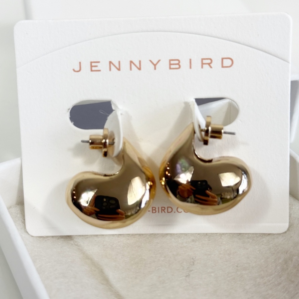 Jenny Bird Nouveaux Puff Earrings - Gold - Picture 5 of 9